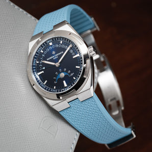 Baby Blue CTS Rubber Strap for Vacheron Constantin Overseas - Image 2