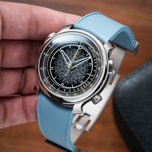 Baby Blue Curved CTS Rubber Strap - Image 2