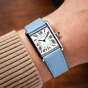 Baby Blue Chevre Slim Strap - Image 2
