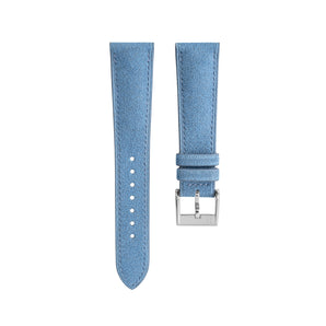 Delugs Baby Blue Alcantara Signature Strap Handcrafted Leather Watch Strap