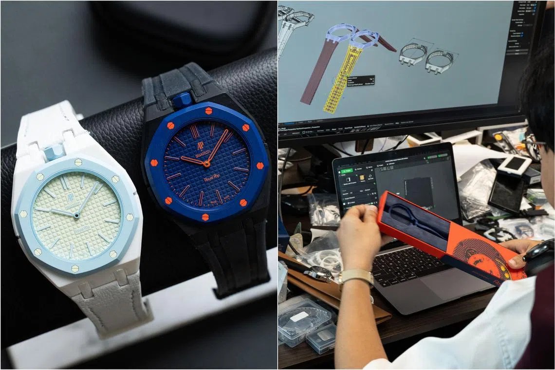 Singapore brand Delugs to launch wrist strap for Audemars Piguet x Swatch Royal Pop watch